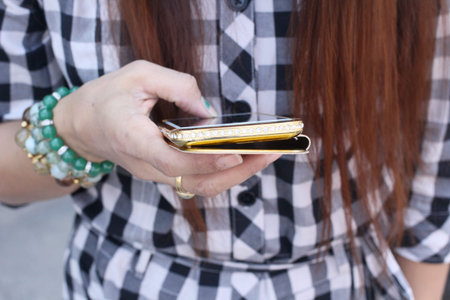Using smart phone