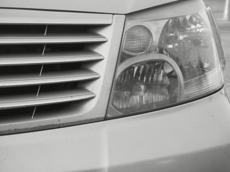 Car head light.