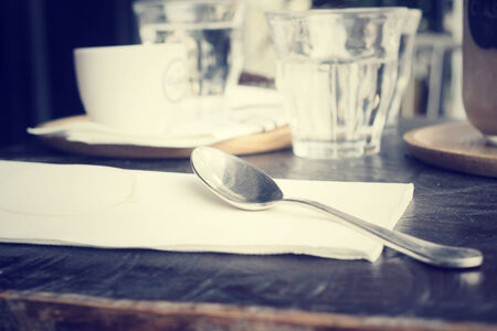 Tea spoonの写真素材