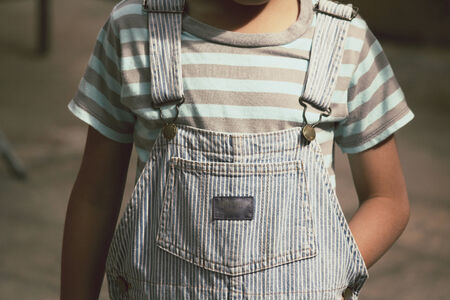 Jeans overallsの写真素材