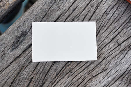 Blank cardの写真素材