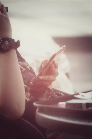 Using smart phone