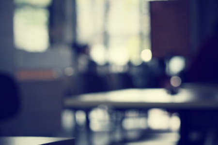 Blurred of restaurantの写真素材