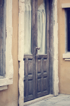 Vintage doorの写真素材