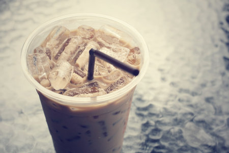 Iced coffeeの写真素材