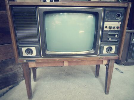 Vintage tvの写真素材