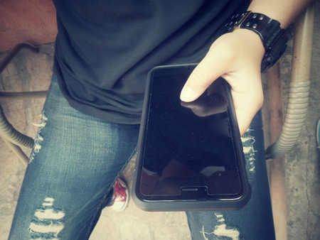 Using smart phone