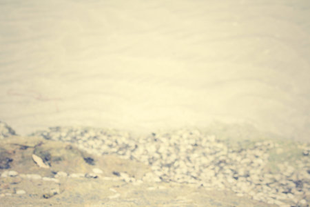 Blurred of beach