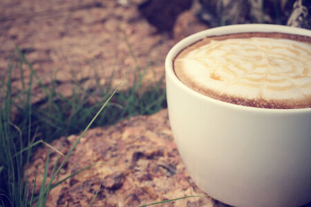 Hot coffeeの写真素材