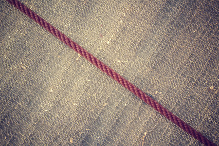 A bundle of plastic rope