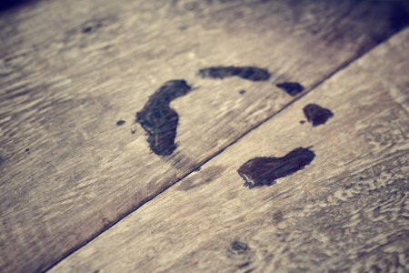 Stain of waterの写真素材