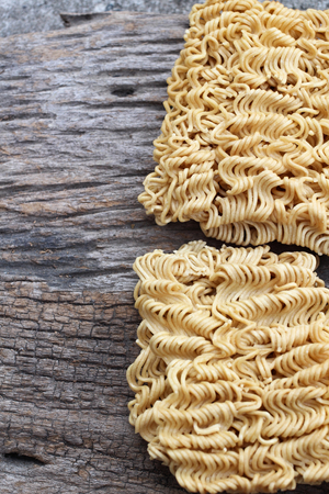 Dry instant noodleの写真素材
