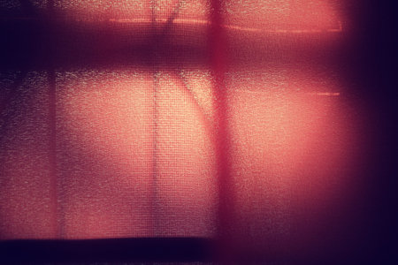 Curtains window with shadow