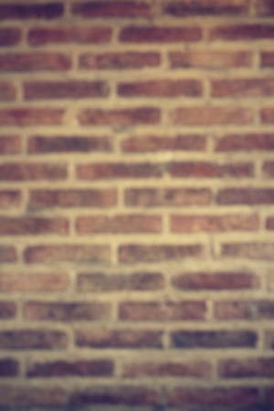 Blurred of brick wall backgroundの写真素材