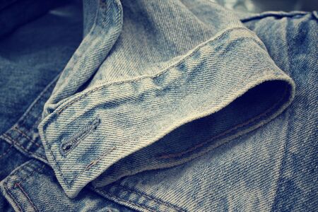 Vintage jeans backgroundの写真素材