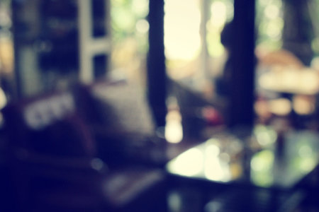 Blurred of restaurant
