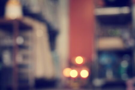 Blurred of restaurantの写真素材