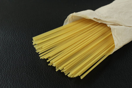 Raw spaghetti
