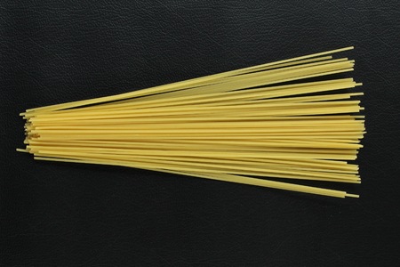 Raw spaghettiの写真素材