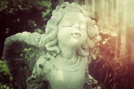 Vintage cupid sculptureの写真素材