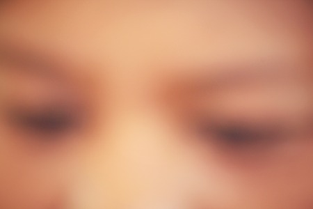 Blurred of eyeの写真素材