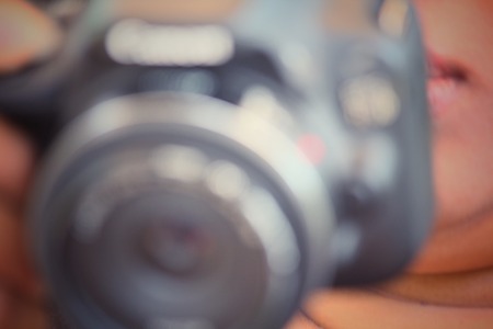 Blurred of cameraの写真素材