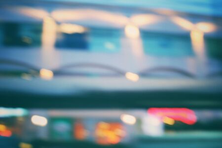 Blurred of cityの写真素材