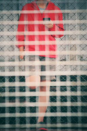 Blurred of using smart phone