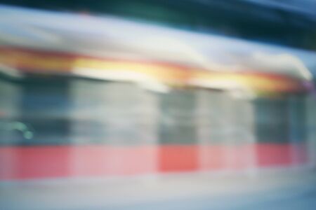 Blurred of cityの写真素材