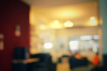 Blurred of restaurantの写真素材