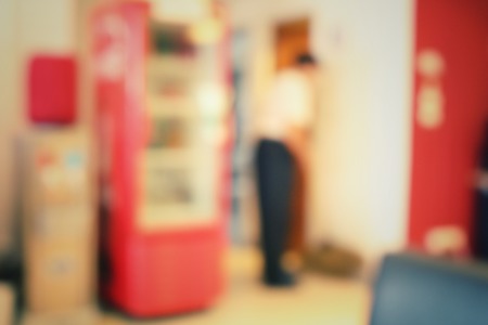 Blurred of restaurantの写真素材