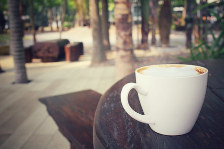 Latte coffeeの写真素材