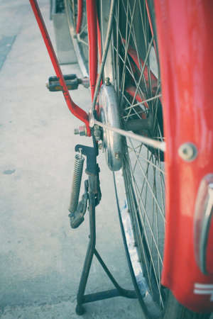 Vintage bicycle wheelの写真素材