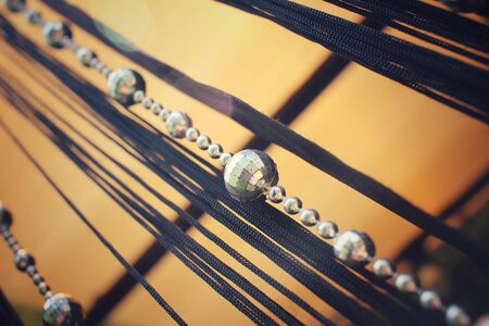 Crystal bead curtainの写真素材