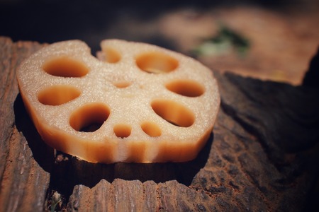 Dessert of lotus rootの写真素材