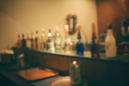 Blurred of bar at night clubの写真素材