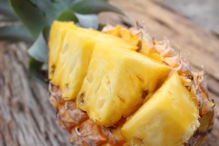 Pineapple slicesの写真素材