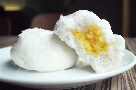 Chinese bun - dim sumの写真素材