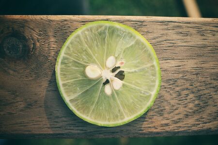 Slice of lemonの写真素材