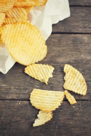 Potato chipの写真素材