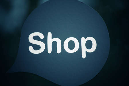 Shop signboardの写真素材