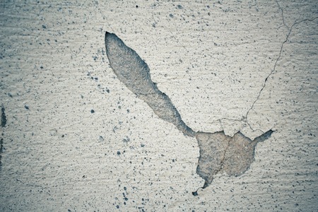 Old gray wallの写真素材