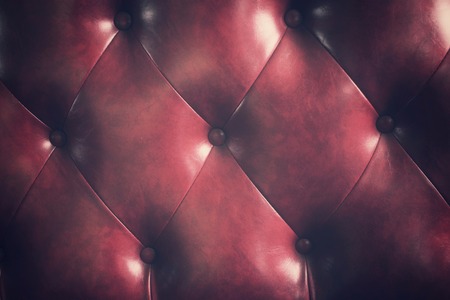 Vintage red leather sofaの写真素材