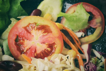 Fresh saladの写真素材