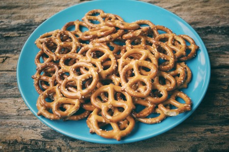 Cookies pretzelsの写真素材