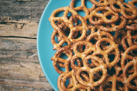 Cookies pretzelsの写真素材