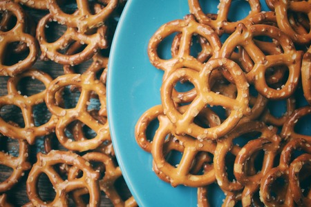 Cookies pretzelsの写真素材