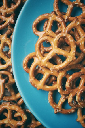 Cookies pretzelsの写真素材