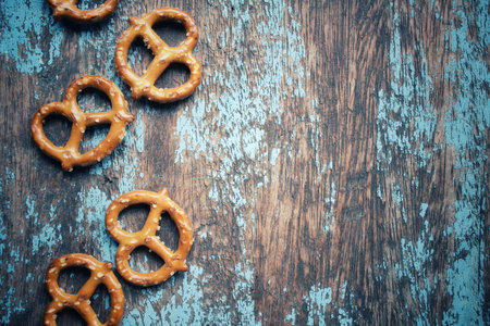 Cookies pretzelsの写真素材