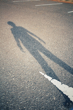 Shadow Peopleの写真素材